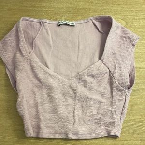 Cropped Zara tshirt